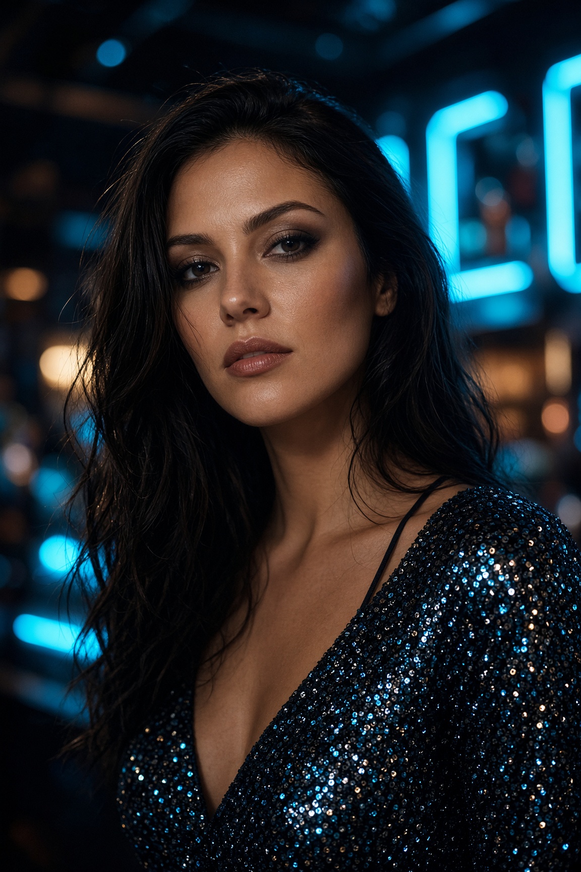 Night editorial still generated with OxlisVoid